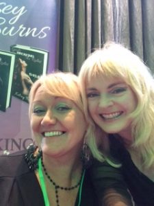 With author Kelsey Burns
