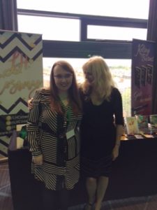 with lovely author L H Cosway